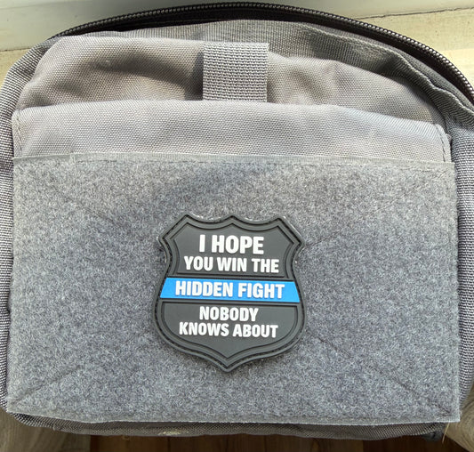 Hidden Fight Patch - Blue Line Limited Edition