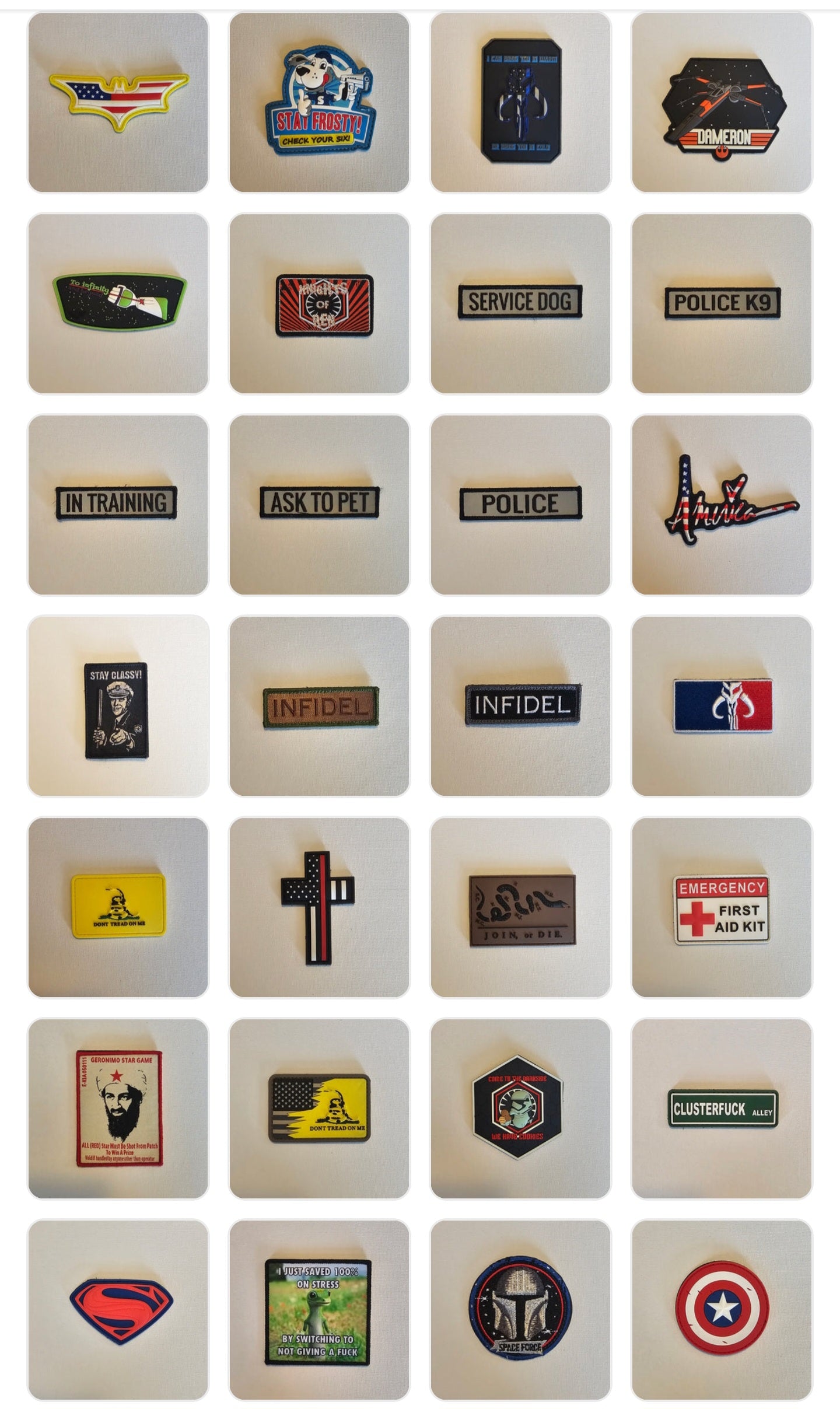 CLEARANCE $5 PATCHES