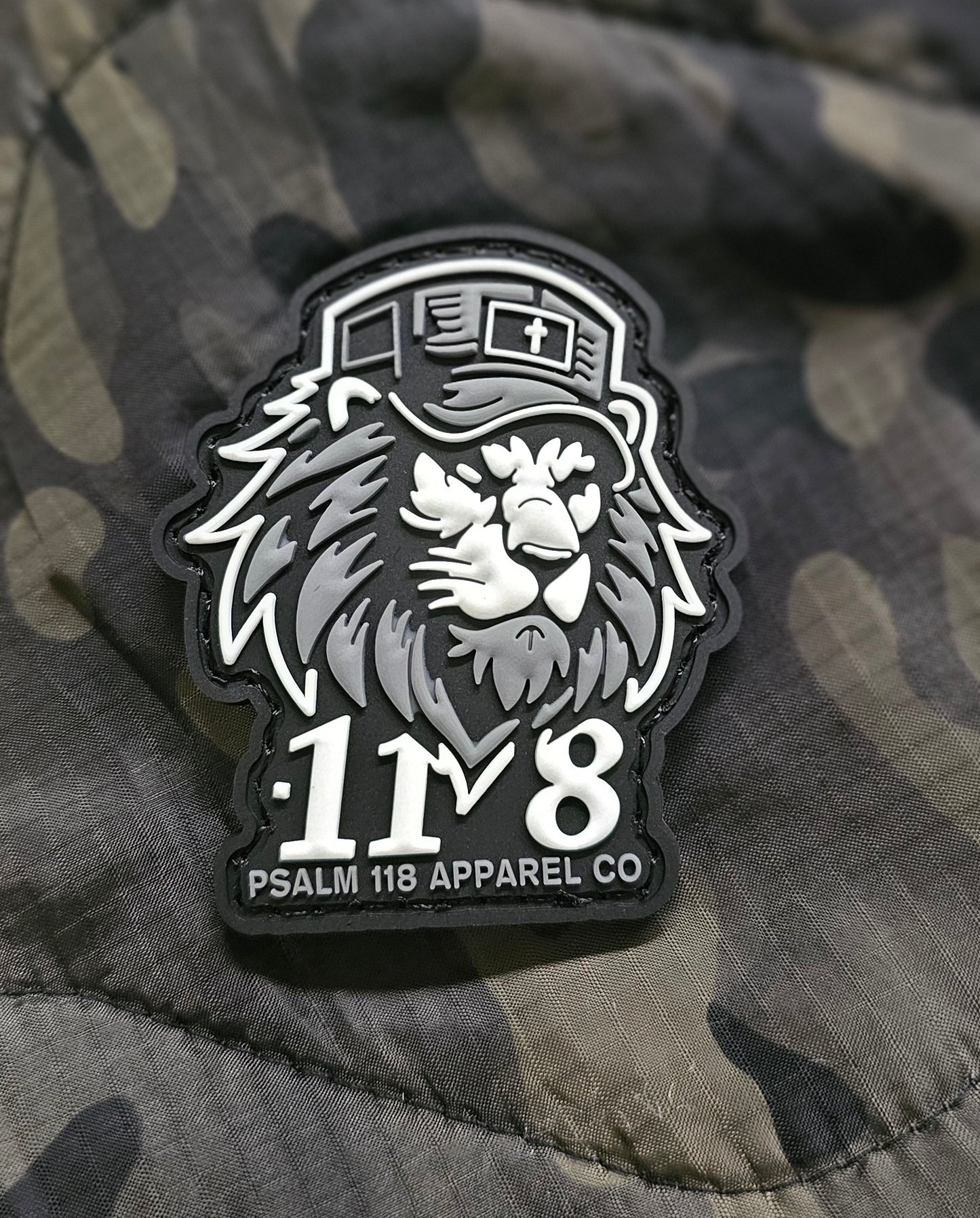 Psalm 118 Lion Patch (Glow)