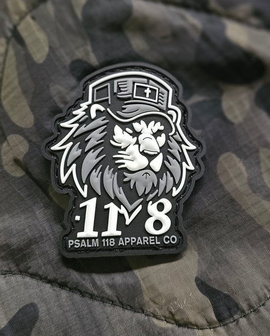 Psalm 118 Lion Patch (Glow)